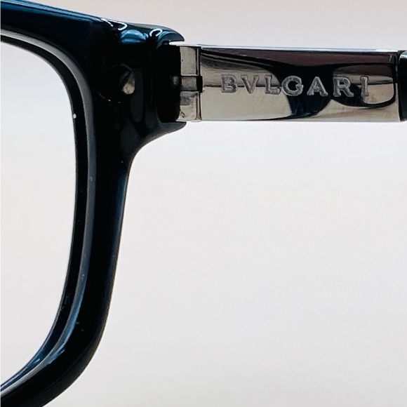 BVLGARI BV 3010 501 55mm Blk/Silver Eyeglasses Frames-Refurbished- Made In Italy - Picture 14 of 16